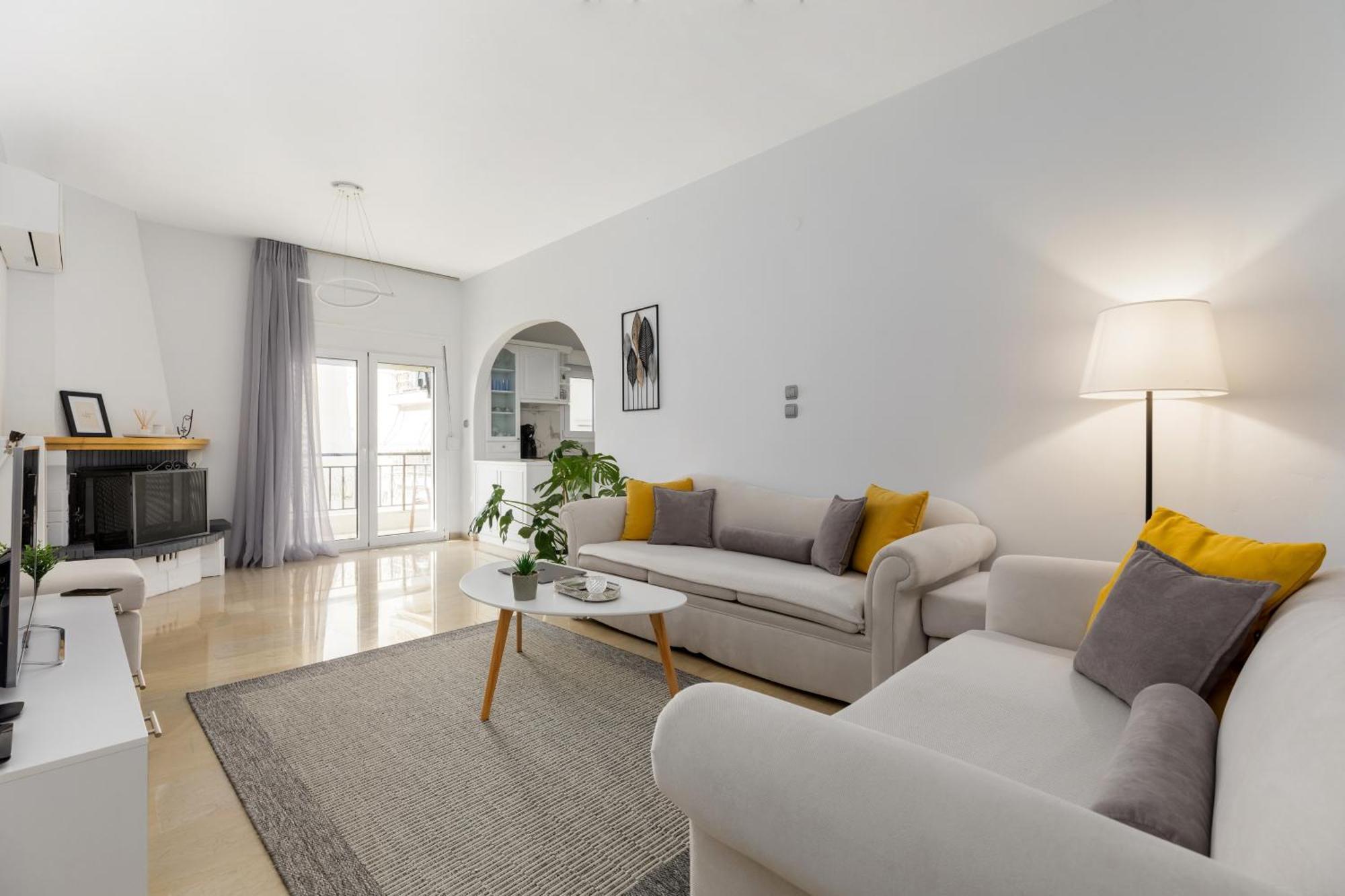 53 Central Luxury Apartment Kalamaria 테살로니키 외부 사진